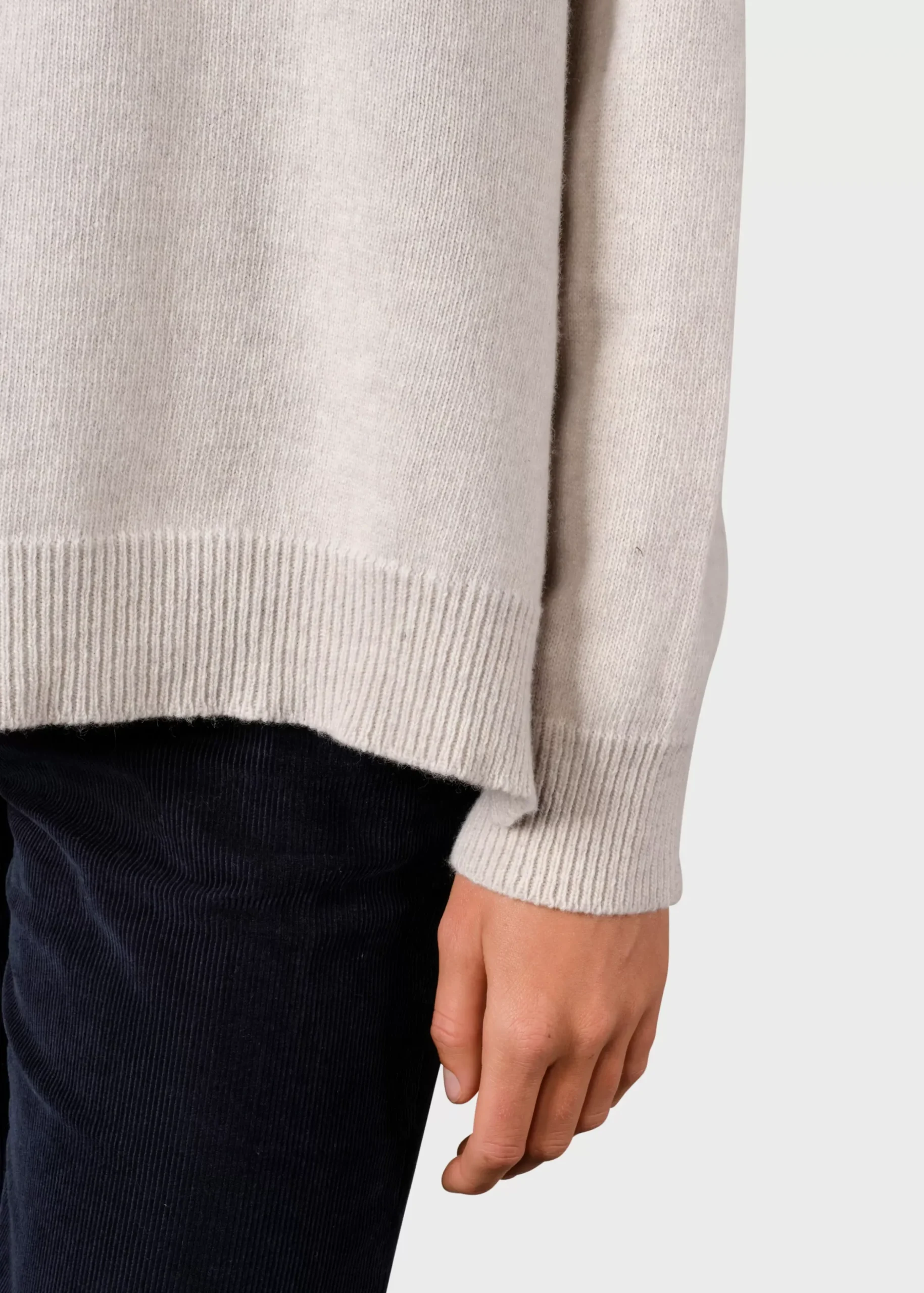 Klitmoller Collective Strick-Cirkeline knit - Pastel grey Black