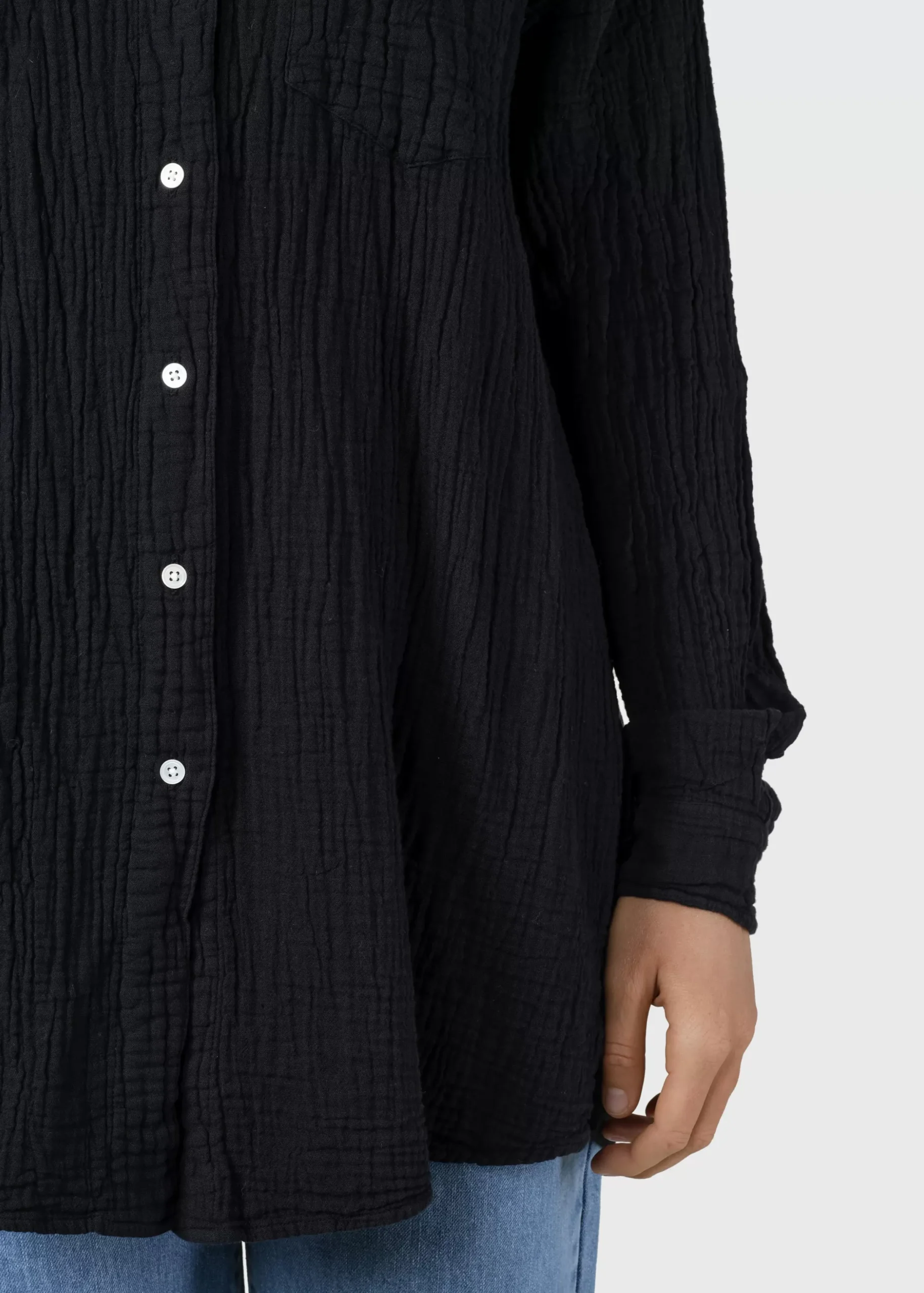 Klitmoller Collective Hemden-Dahlia shirt - Black Navy