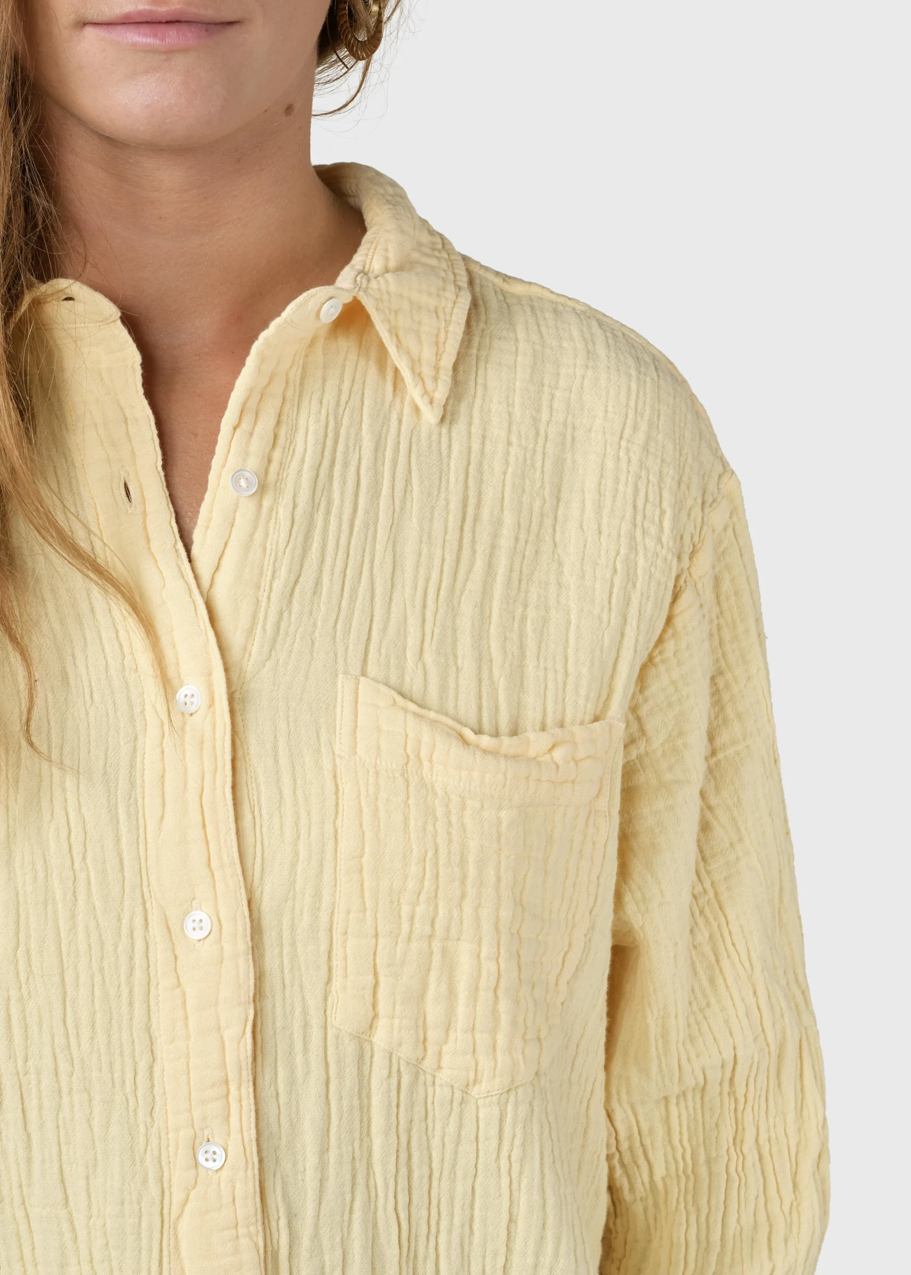 Klitmoller Collective Hemden-Dahlia shirt - Lemon sorbet Navy