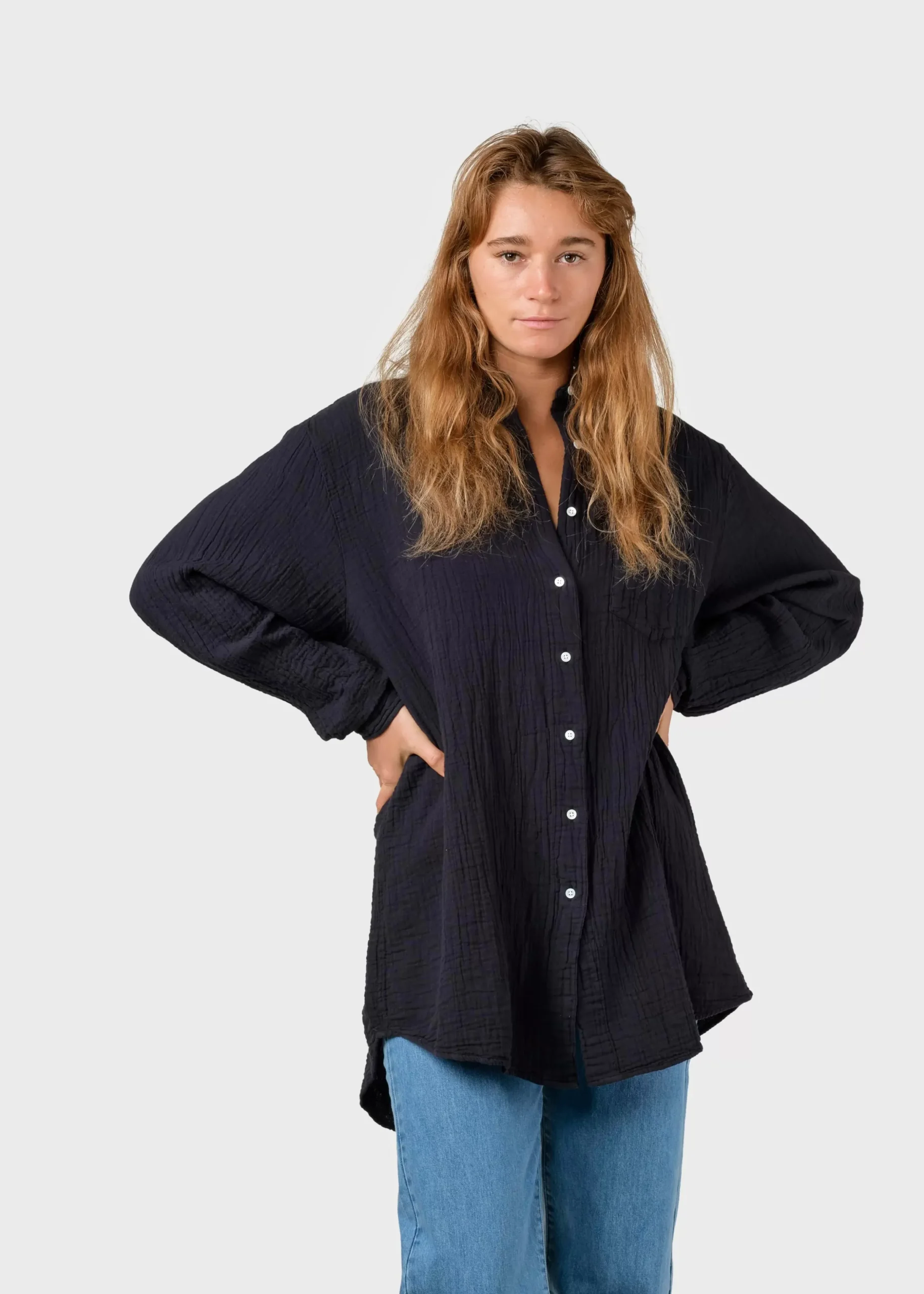 Klitmoller Collective Hemden-Dahlia shirt - Navy