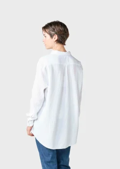 Klitmoller Collective Hemden-Dahlia shirt - White Navy
