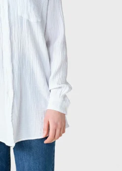 Klitmoller Collective Hemden-Dahlia shirt - White Navy