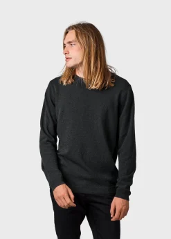 Klitmoller Collective Strick-Daniel knit - Olive MossGreen