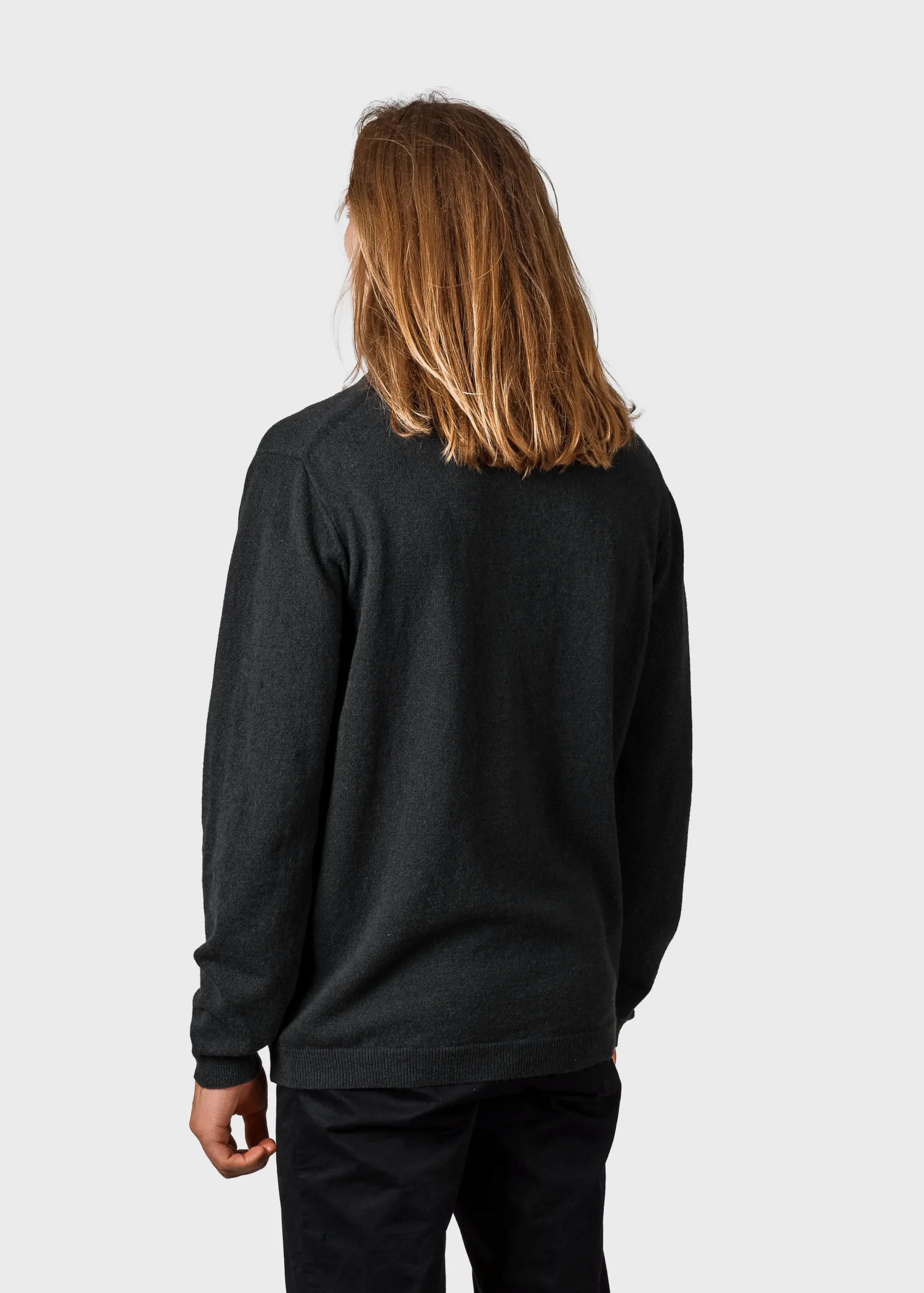 Klitmoller Collective Strick-Daniel knit - Olive MossGreen
