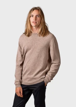 Klitmoller Collective Strick-Daniel knit - Sand MossGreen
