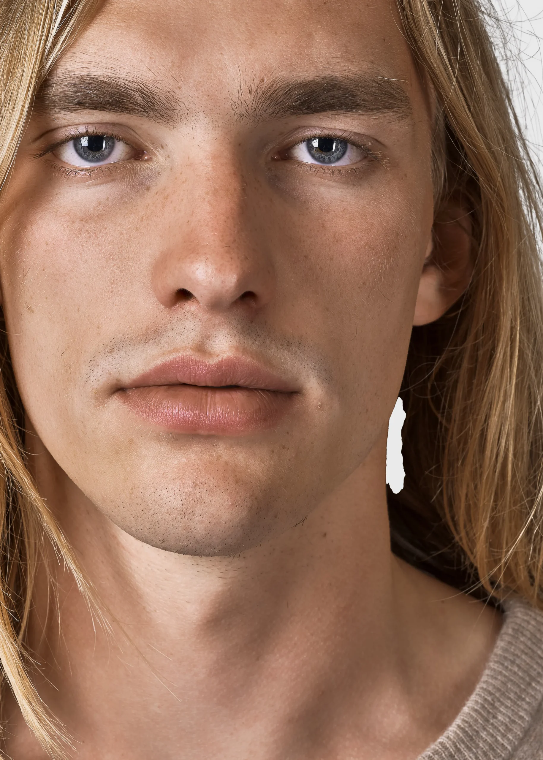 Klitmoller Collective Strick-Daniel knit - Sand MossGreen