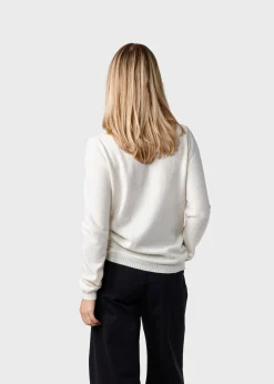 Klitmoller Collective Strick-Daniella knit - Cream Navy