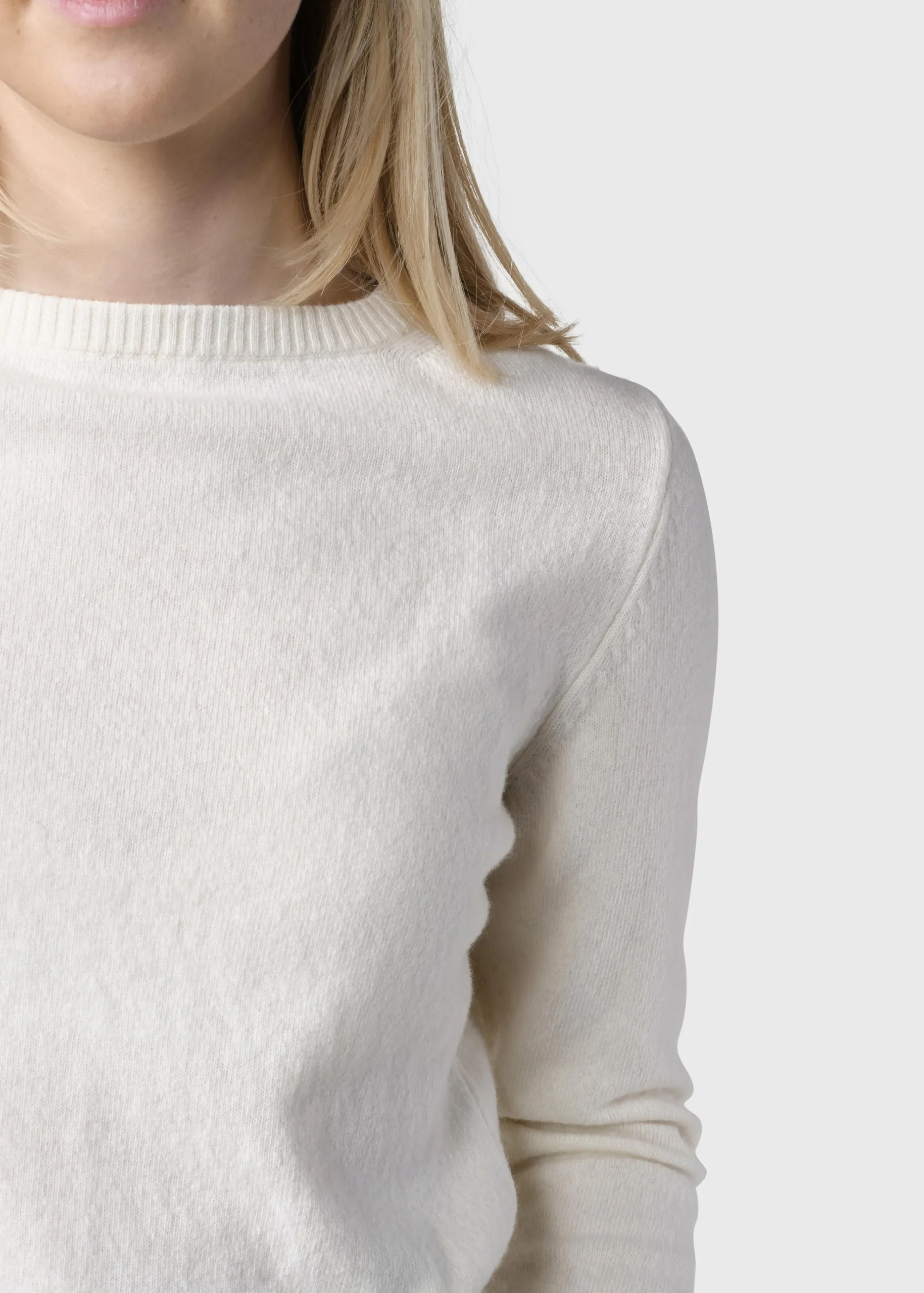 Klitmoller Collective Strick-Daniella knit - Cream Navy