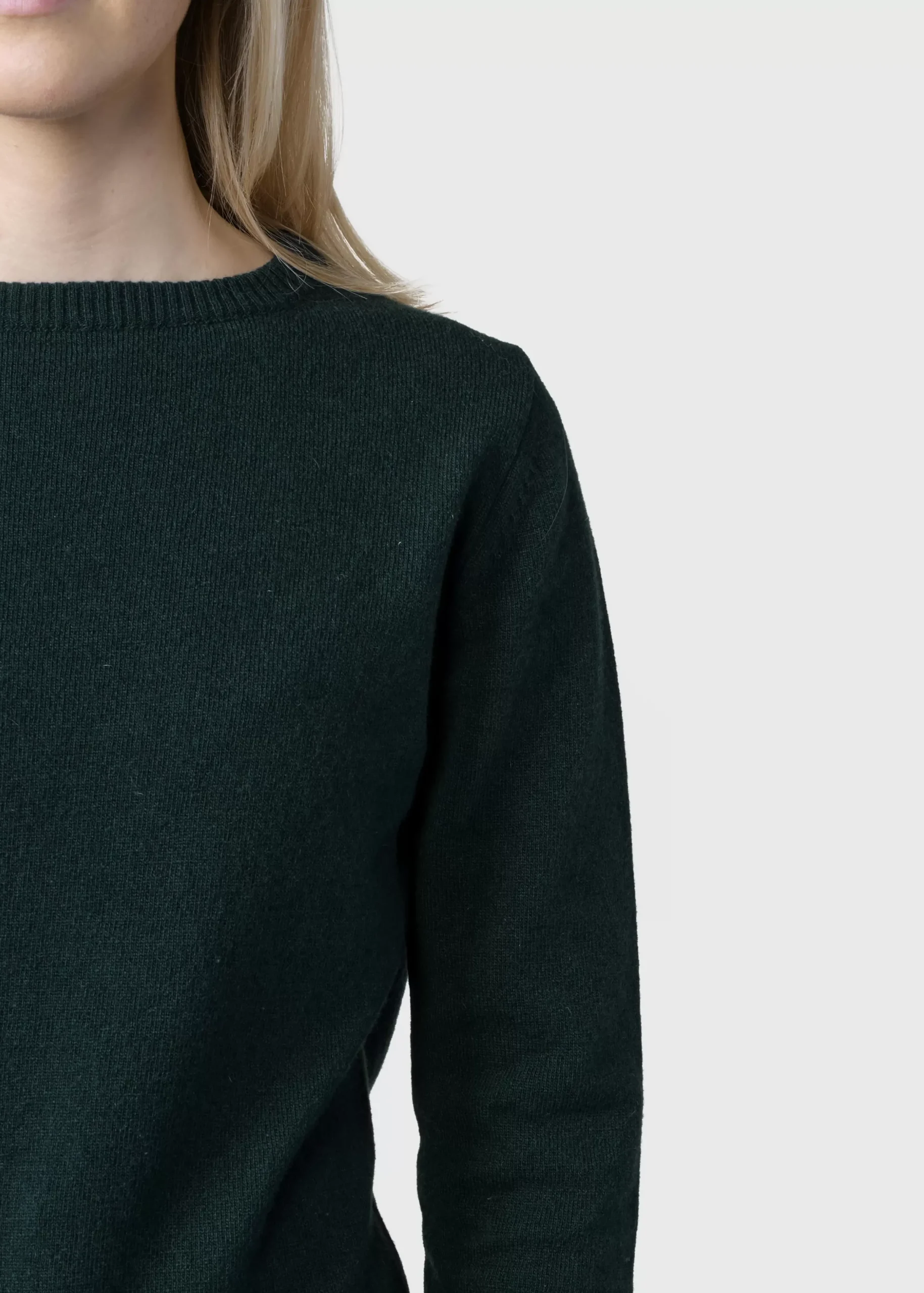 Klitmoller Collective Strick-Daniella knit - Moss Green Navy