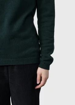 Klitmoller Collective Strick-Daniella knit - Moss Green Navy