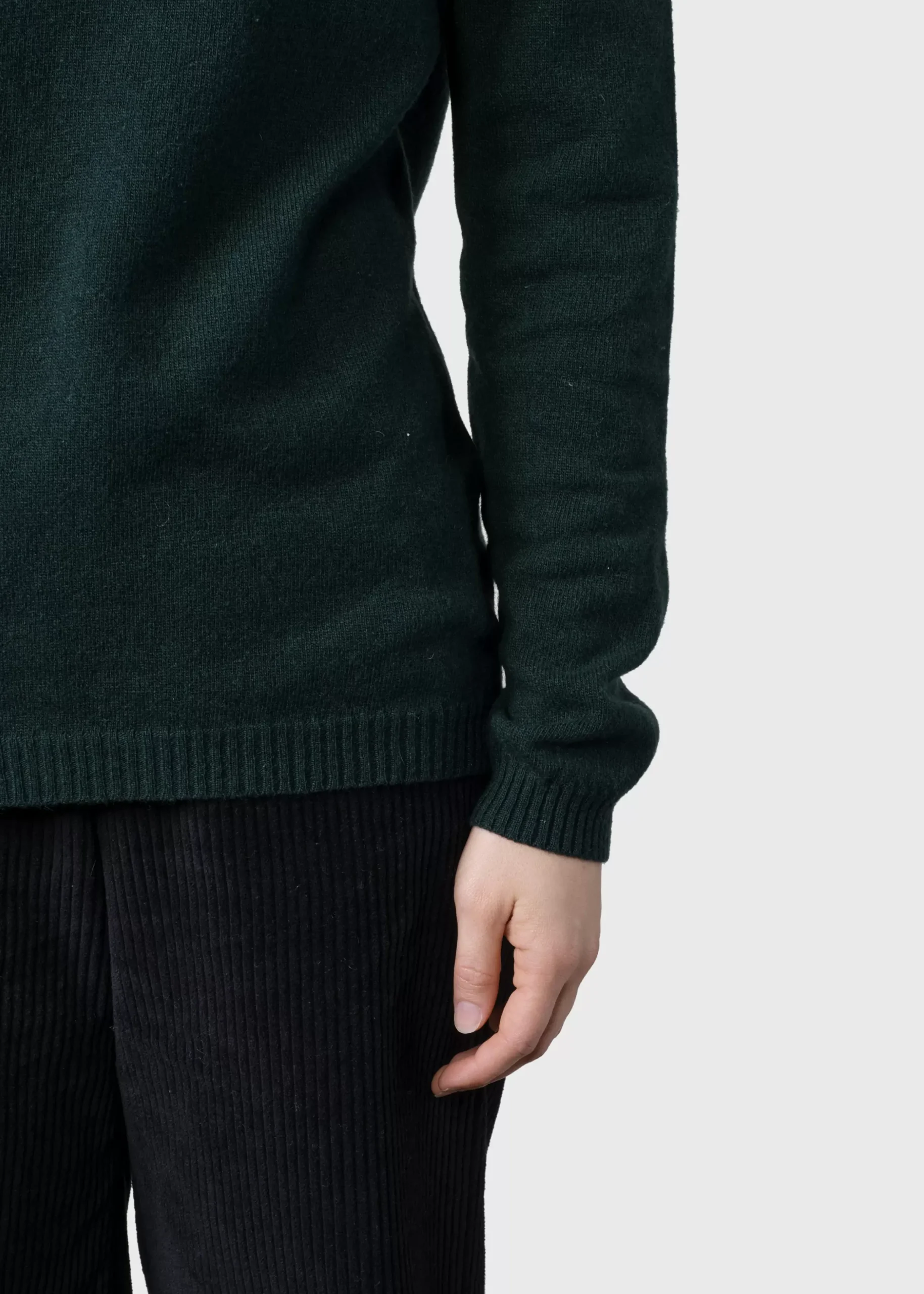 Klitmoller Collective Strick-Daniella knit - Moss Green Navy