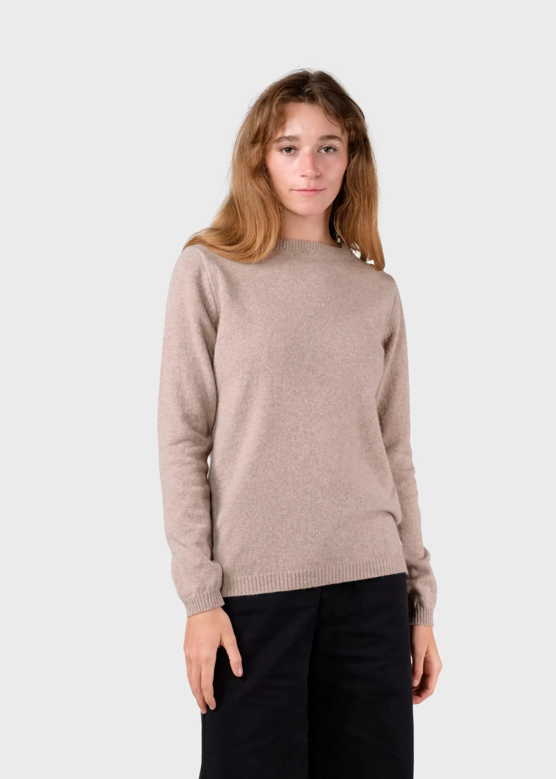 Klitmoller Collective Strick-Daniella knit - Sand Navy