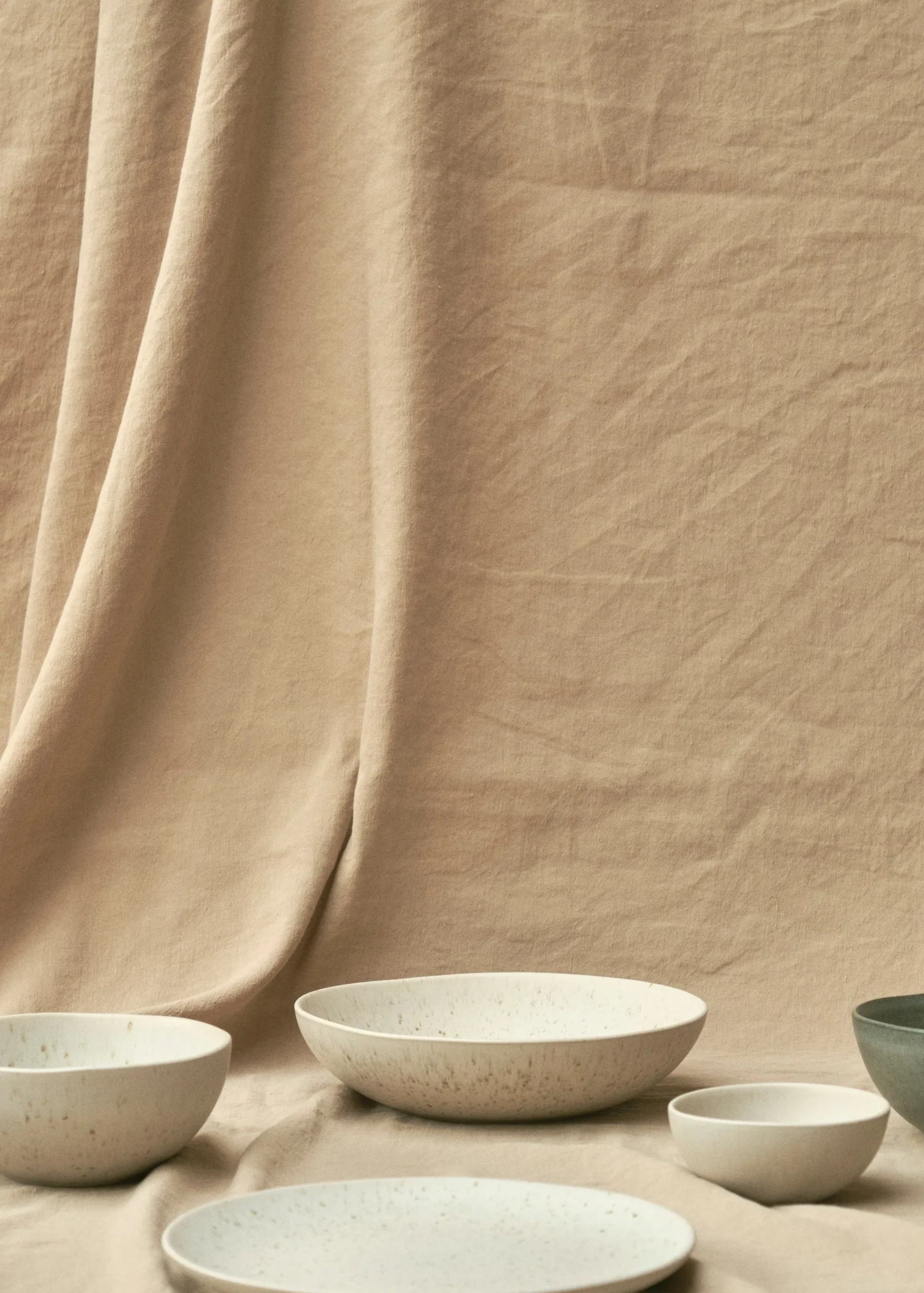 Klitmoller Collective Keramik-Dinner plate - 27 cm - Turqouise Concrete