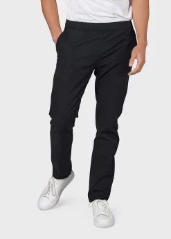 Klitmoller Collective Hosen-Elliot twill chino - Black Navy