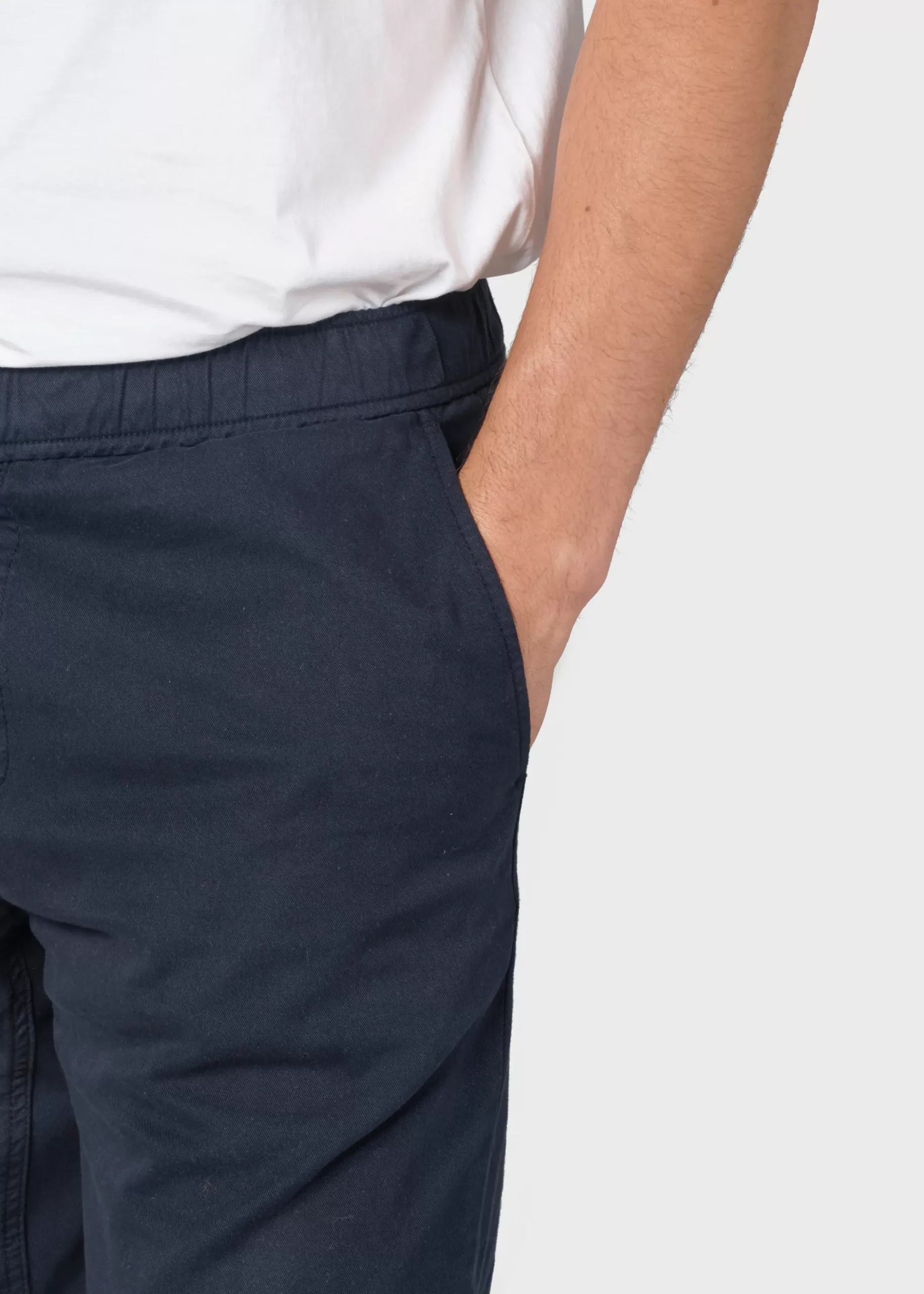 Klitmoller Collective Hosen-Elliot twill chino - Navy Sand