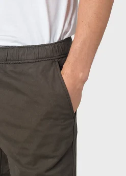 Klitmoller Collective Hosen-Elliot twill chino - Olive Sand