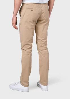 Klitmoller Collective Hosen-Elliot twill chino - Sand Black
