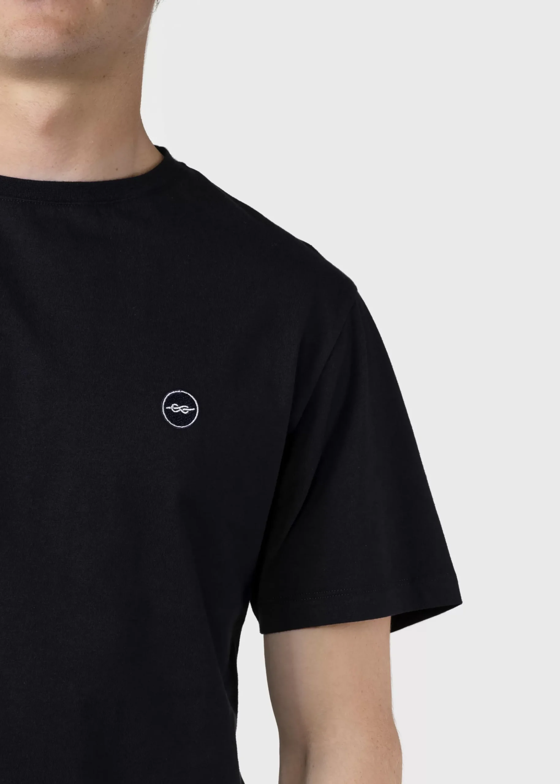 Klitmoller Collective T-shirts-Elton tee - Black Navy