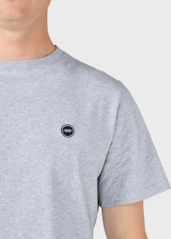 Klitmoller Collective T-shirts-Elton tee - Light grey Navy