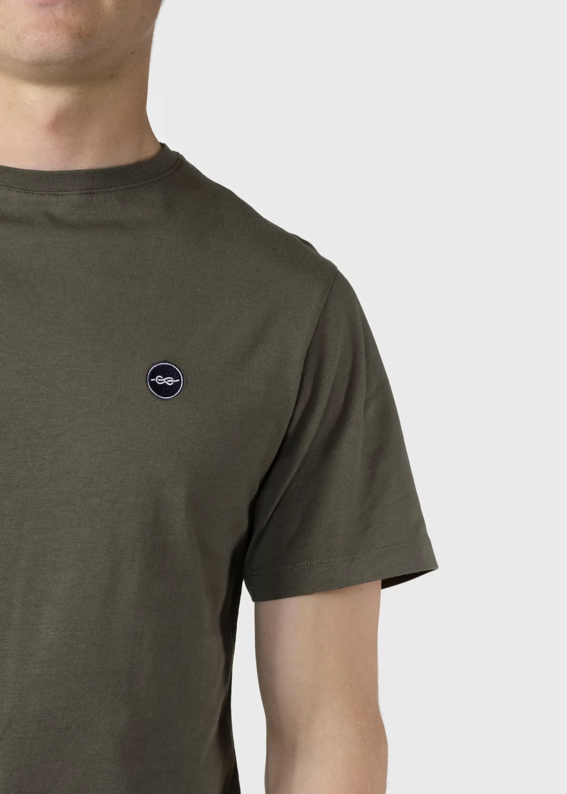 Klitmoller Collective T-shirts-Elton tee - Olive Navy