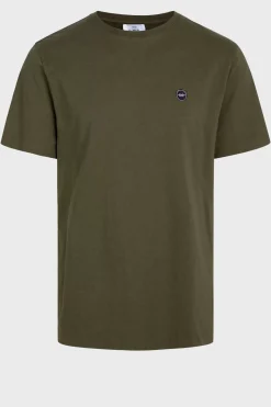 Klitmoller Collective T-shirts-Elton tee - Olive Navy