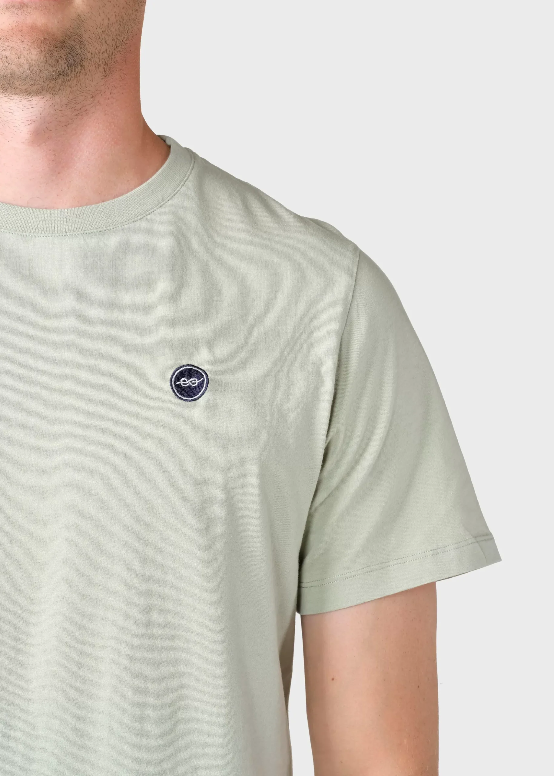 Klitmoller Collective T-shirts-Elton tee - Sage Navy