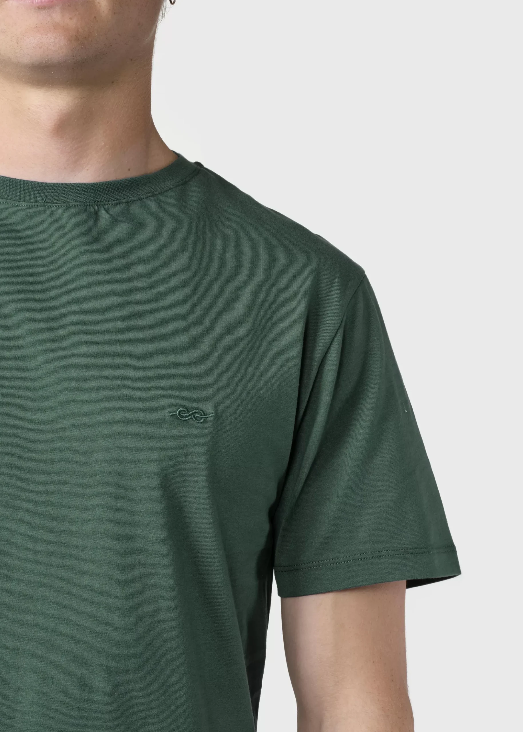 Klitmoller Collective T-shirts-Felix tee - Moss Green MossGreen