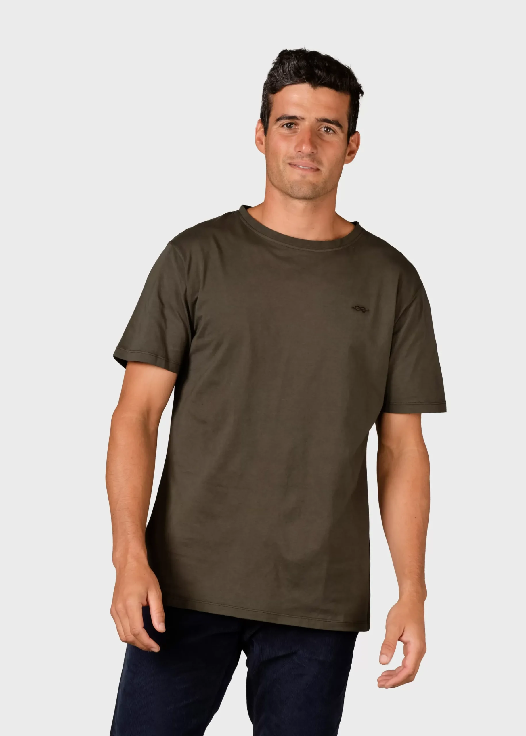 Klitmoller Collective T-shirts-Felix tee - Olive MossGreen
