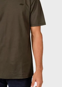 Klitmoller Collective T-shirts-Felix tee - Olive MossGreen