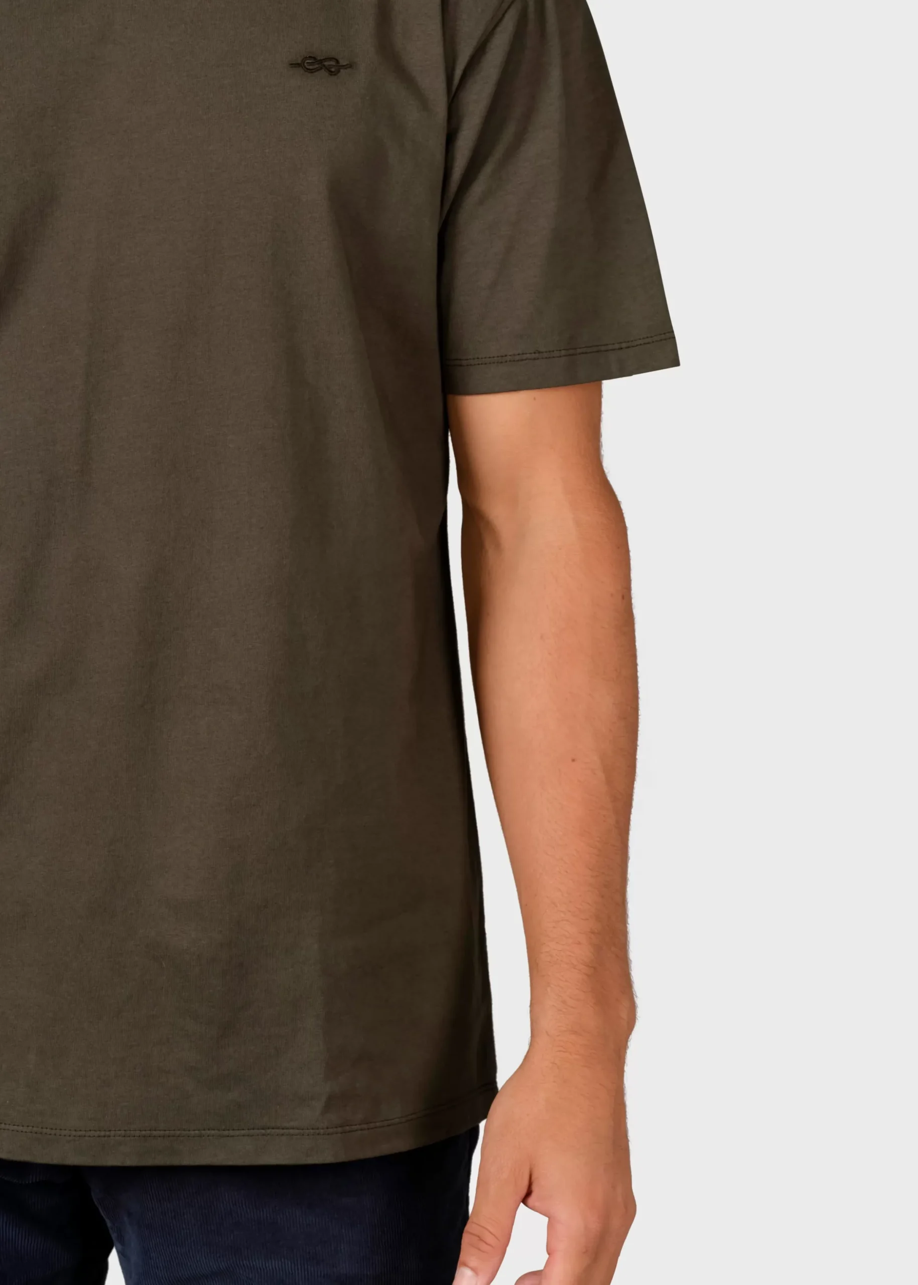 Klitmoller Collective T-shirts-Felix tee - Olive MossGreen