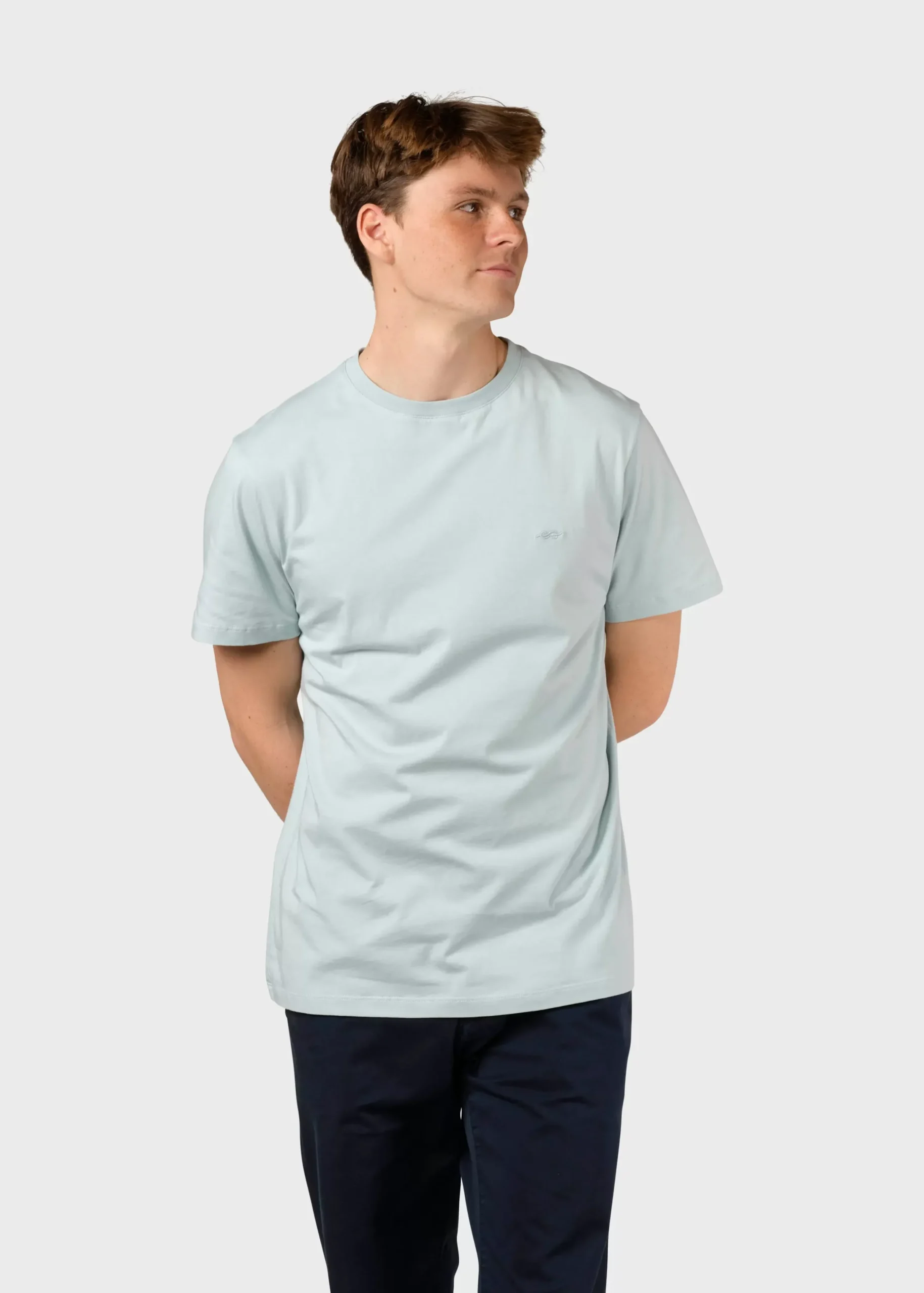 Klitmoller Collective T-shirts-Felix tee - Sage MossGreen