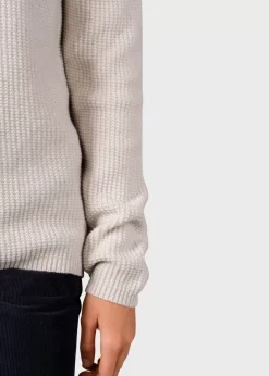 Klitmoller Collective Strick-Fenja Knit - Pastel grey Pastelgrey