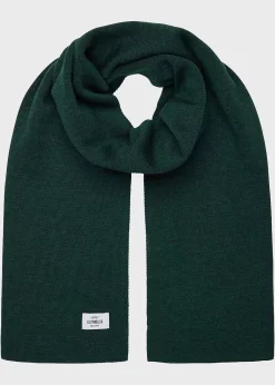 Klitmoller Collective Accessories-Fine rib scarf - Moss Green Rose