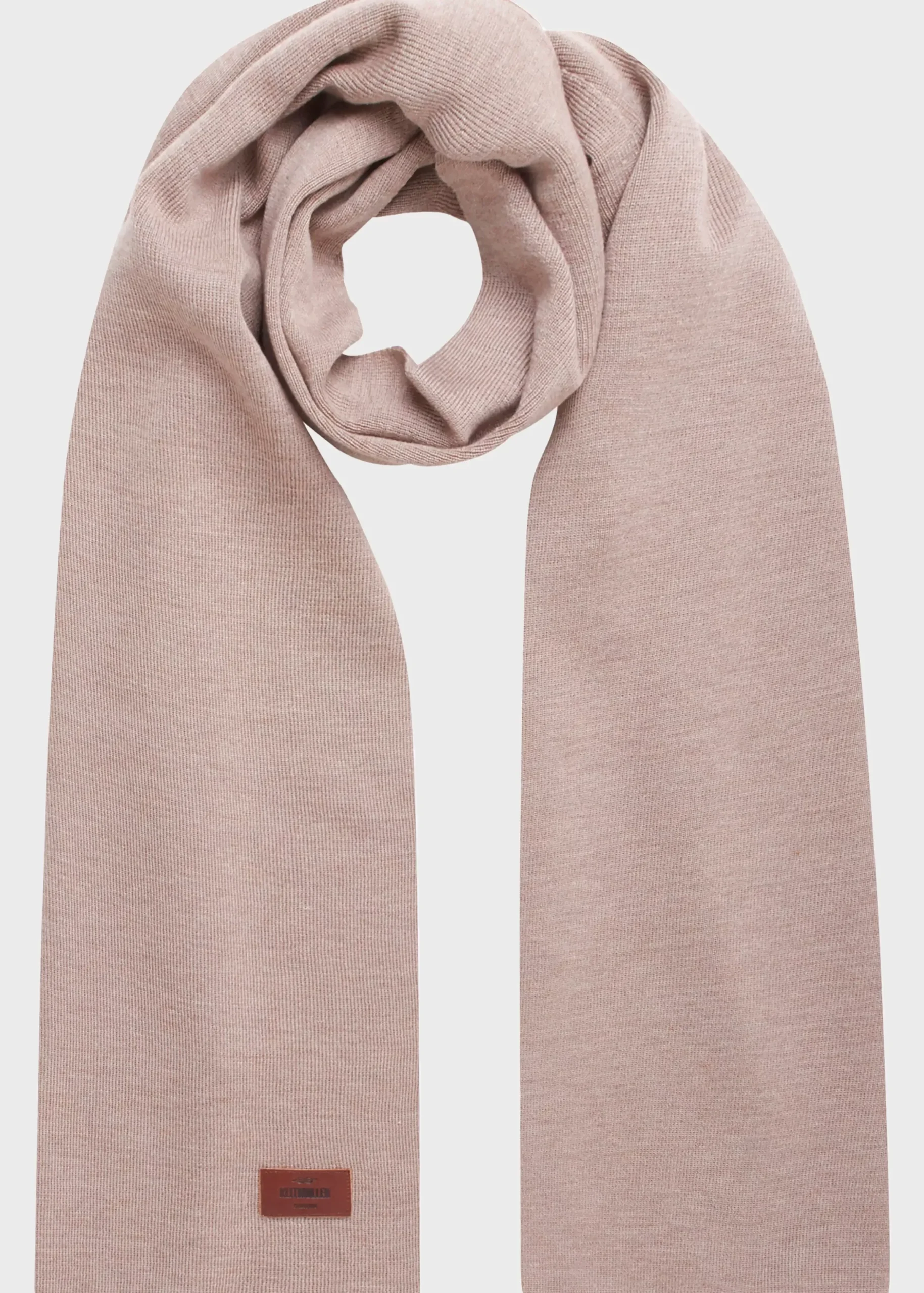 Klitmoller Collective Accessories-Fine rib scarf - Sand Navy