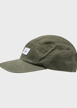 Klitmoller Collective Accessories-Five panel cap - Olive Black