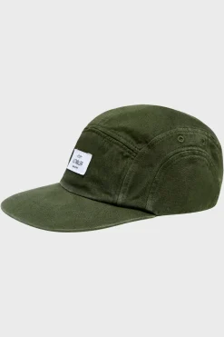 Klitmoller Collective Accessories-Five panel cap - Olive Black