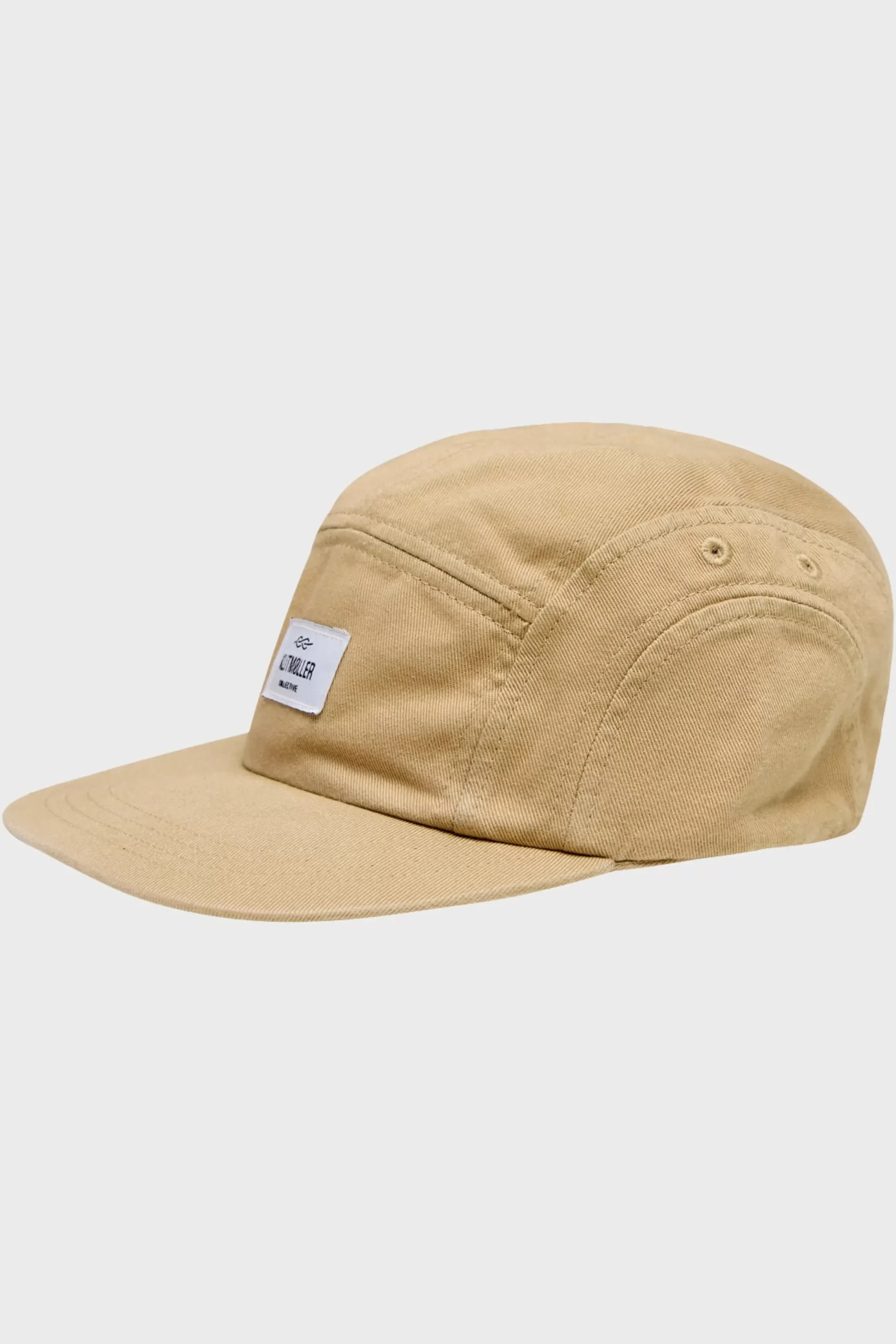 Klitmoller Collective Accessories-Five panel cap - Sand Black