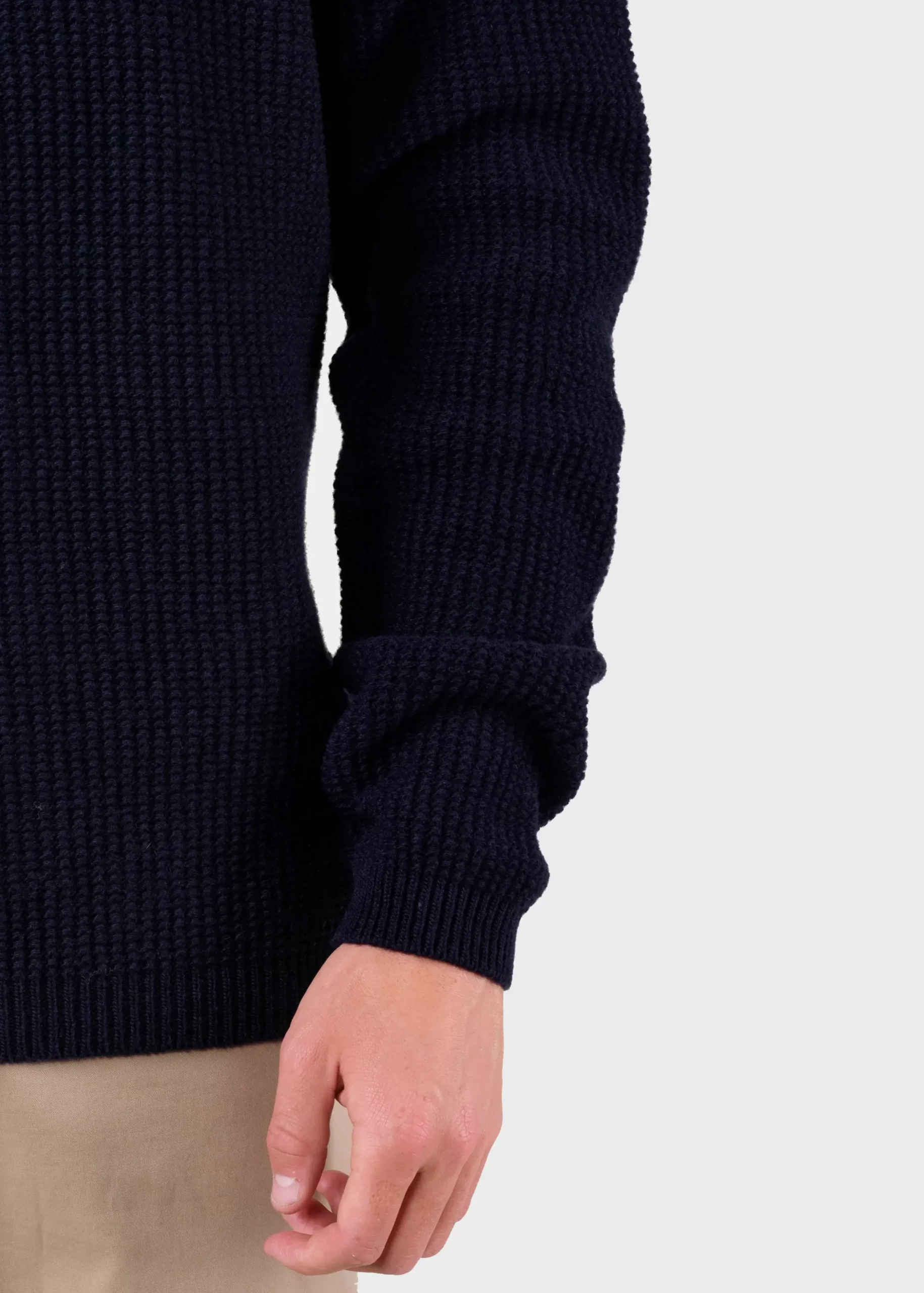 Klitmoller Collective Strick-Frede knit - Navy Skyblue