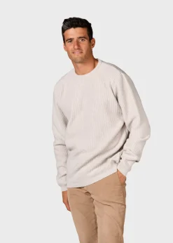 Klitmoller Collective Strick-Frede knit - Pastel grey Skyblue