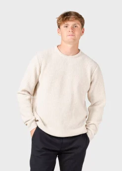 Klitmoller Collective Strick-Frede knit - Pastel sand Skyblue