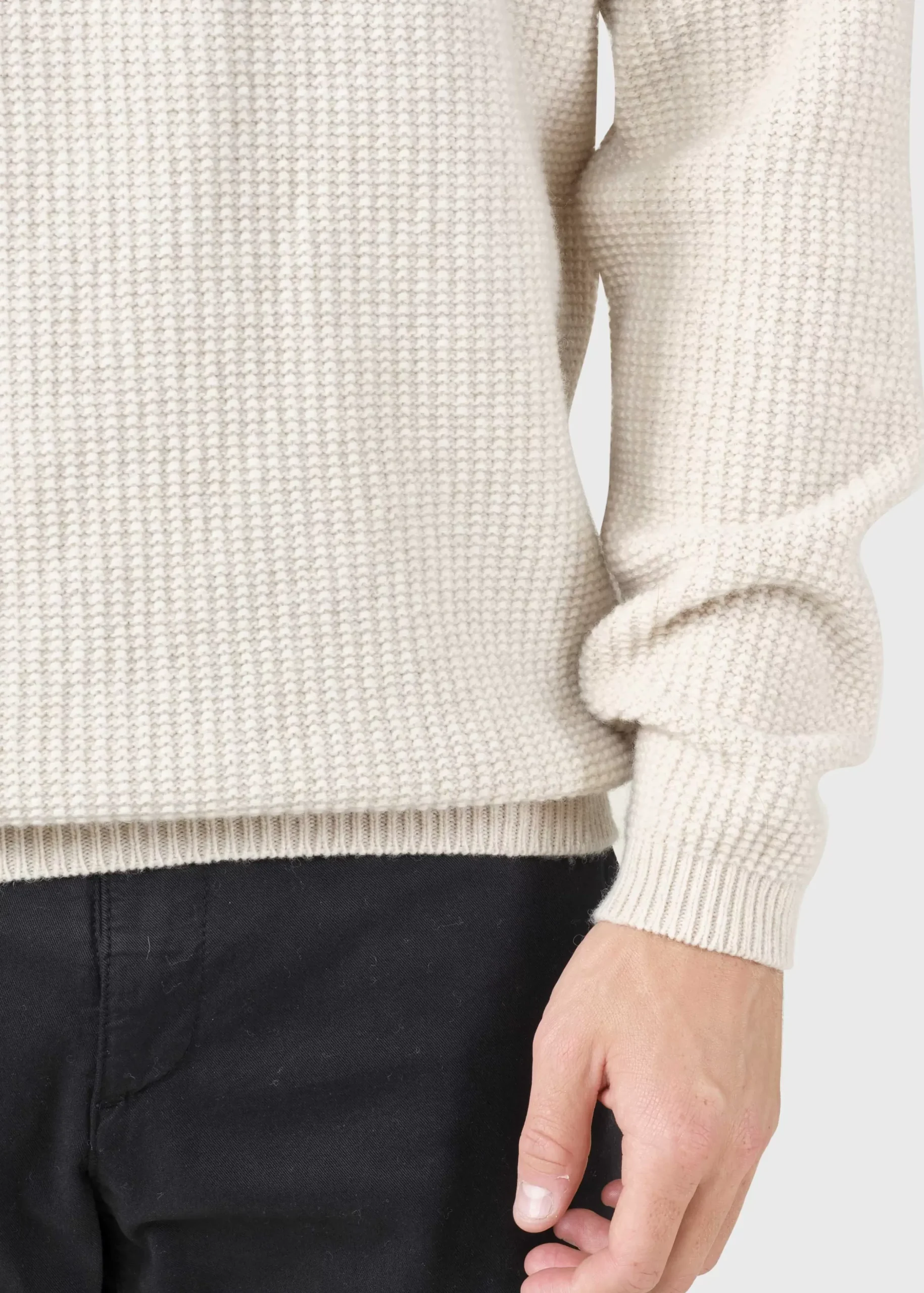 Klitmoller Collective Strick-Frede knit - Pastel sand Skyblue