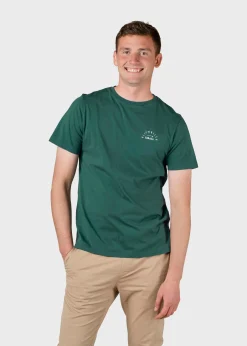 Klitmoller Collective T-shirts-Gabriel tee - Moss Green Black