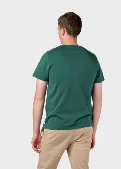 Klitmoller Collective T-shirts-Gabriel tee - Moss Green Black