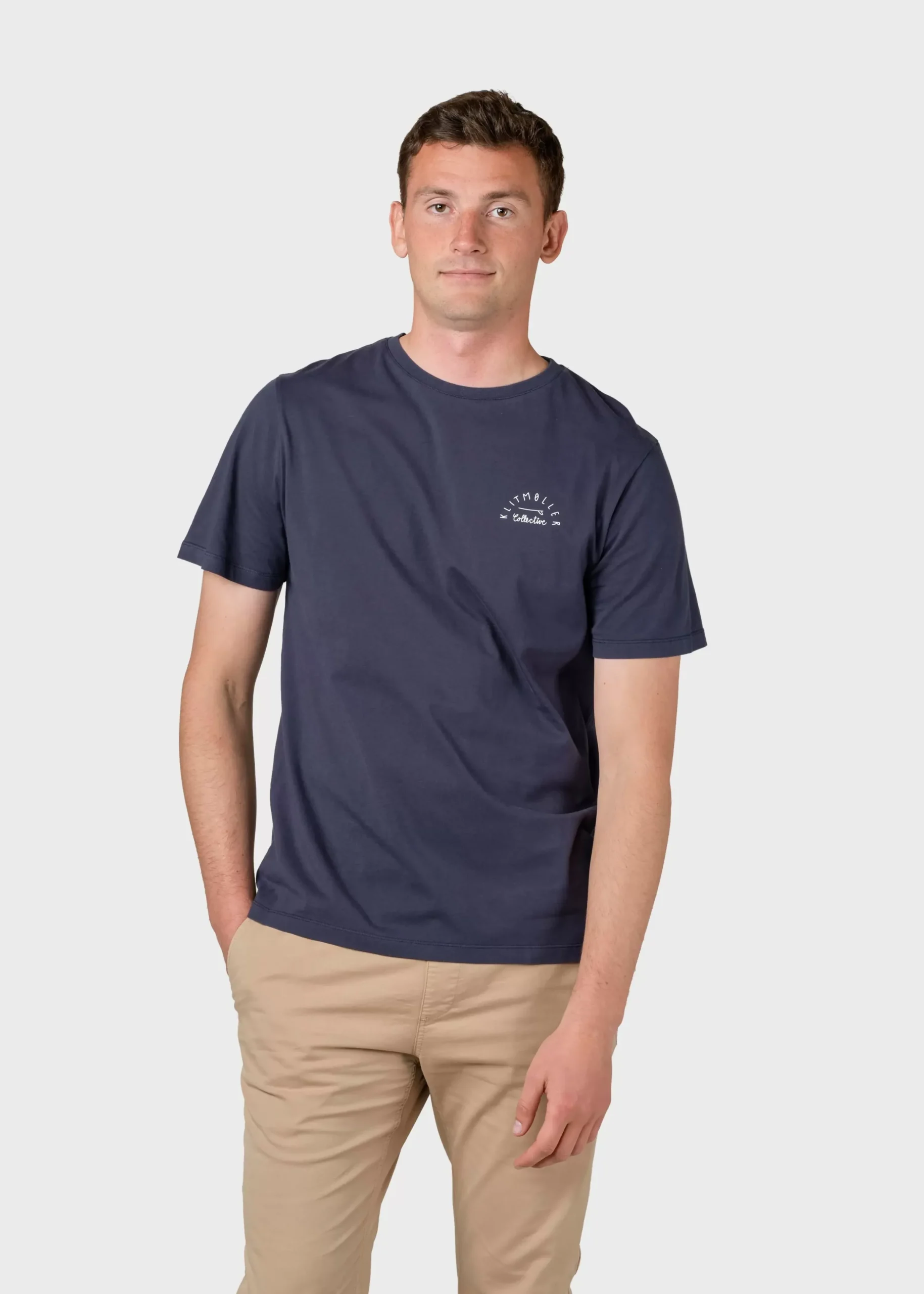 Klitmoller Collective T-shirts-Gabriel tee - Navy Black