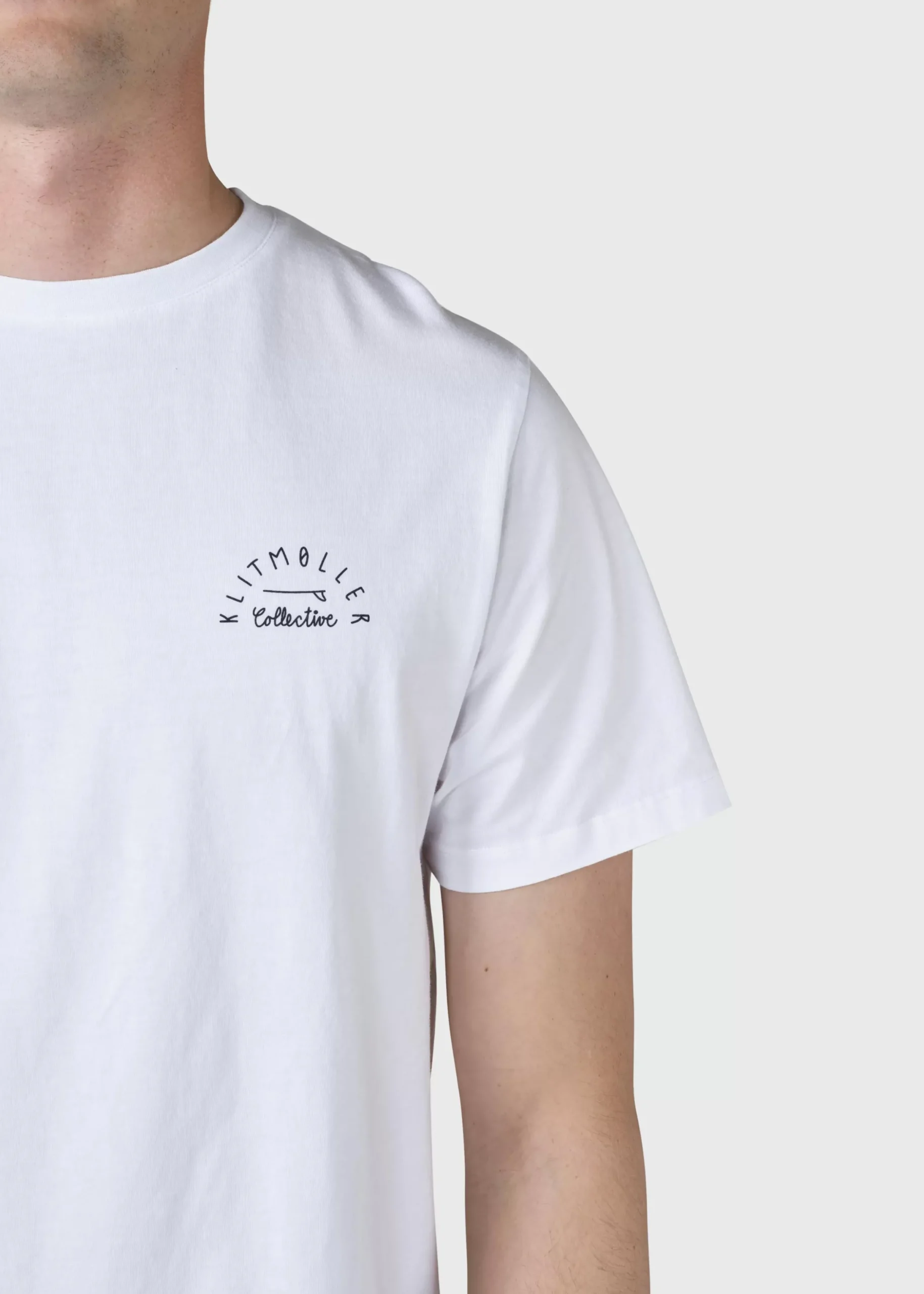 Klitmoller Collective T-shirts-Gabriel tee - White Black