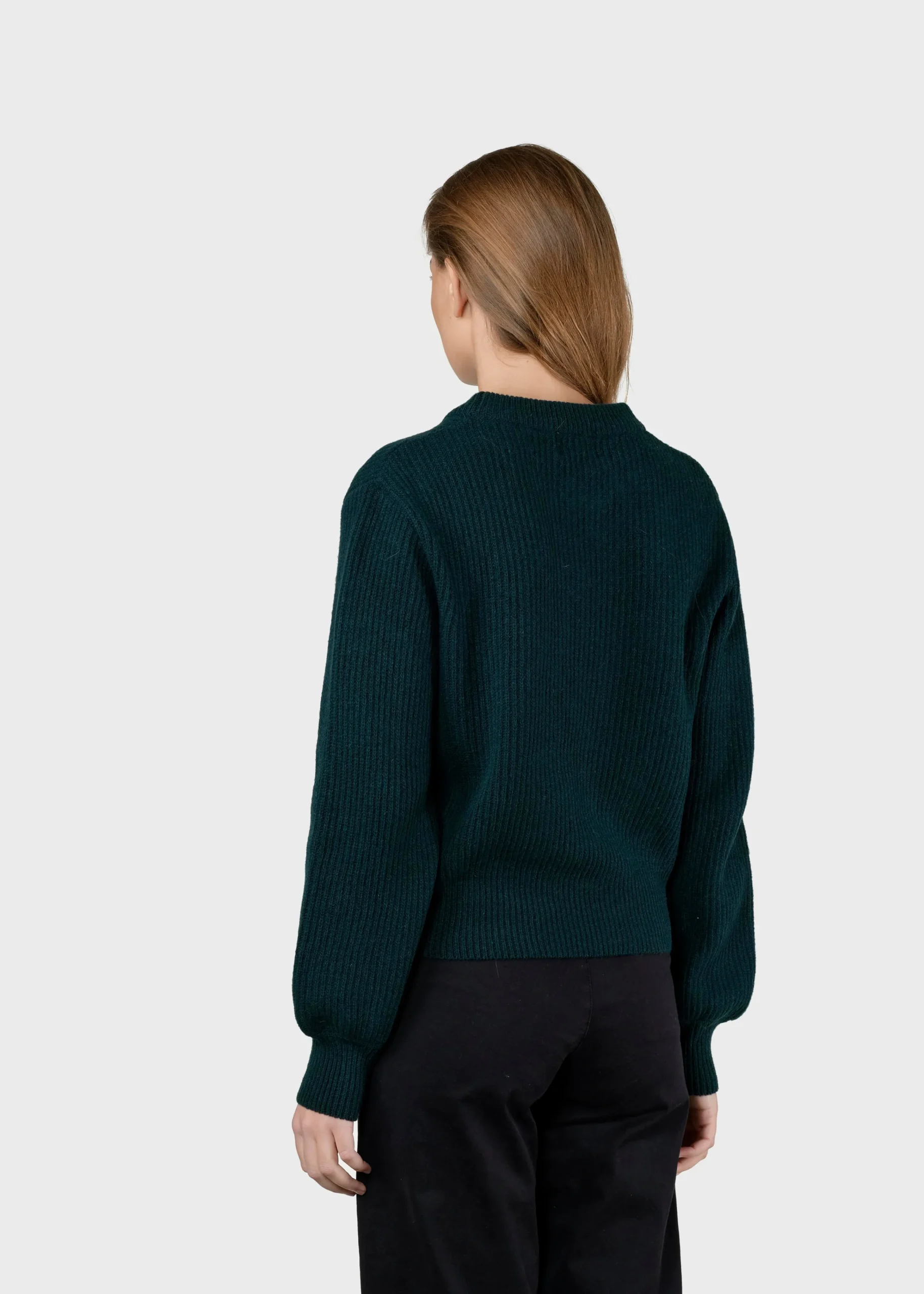 Klitmoller Collective Strick-Gerda knit - Moss Green MossGreen