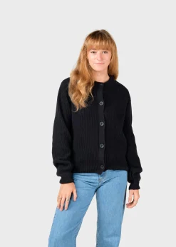Klitmoller Collective Strick-Gerda knit cardigan - Black
