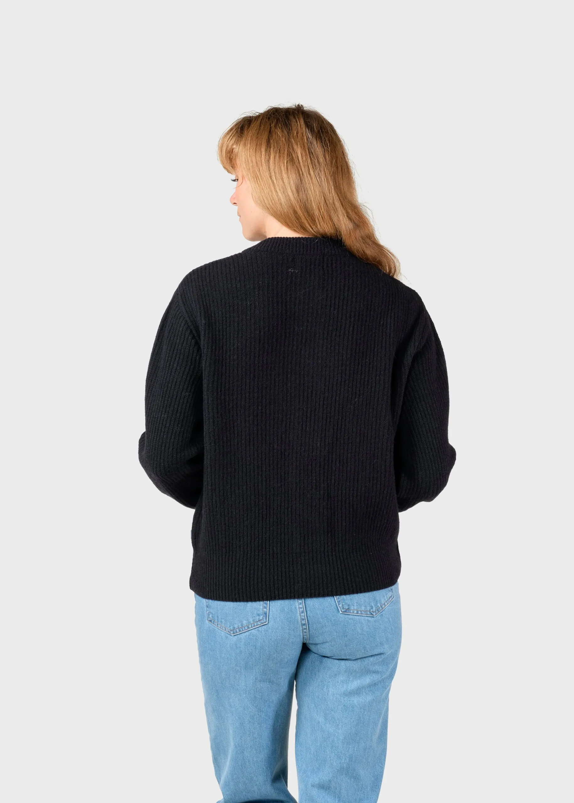 Klitmoller Collective Strick-Gerda knit cardigan - Black