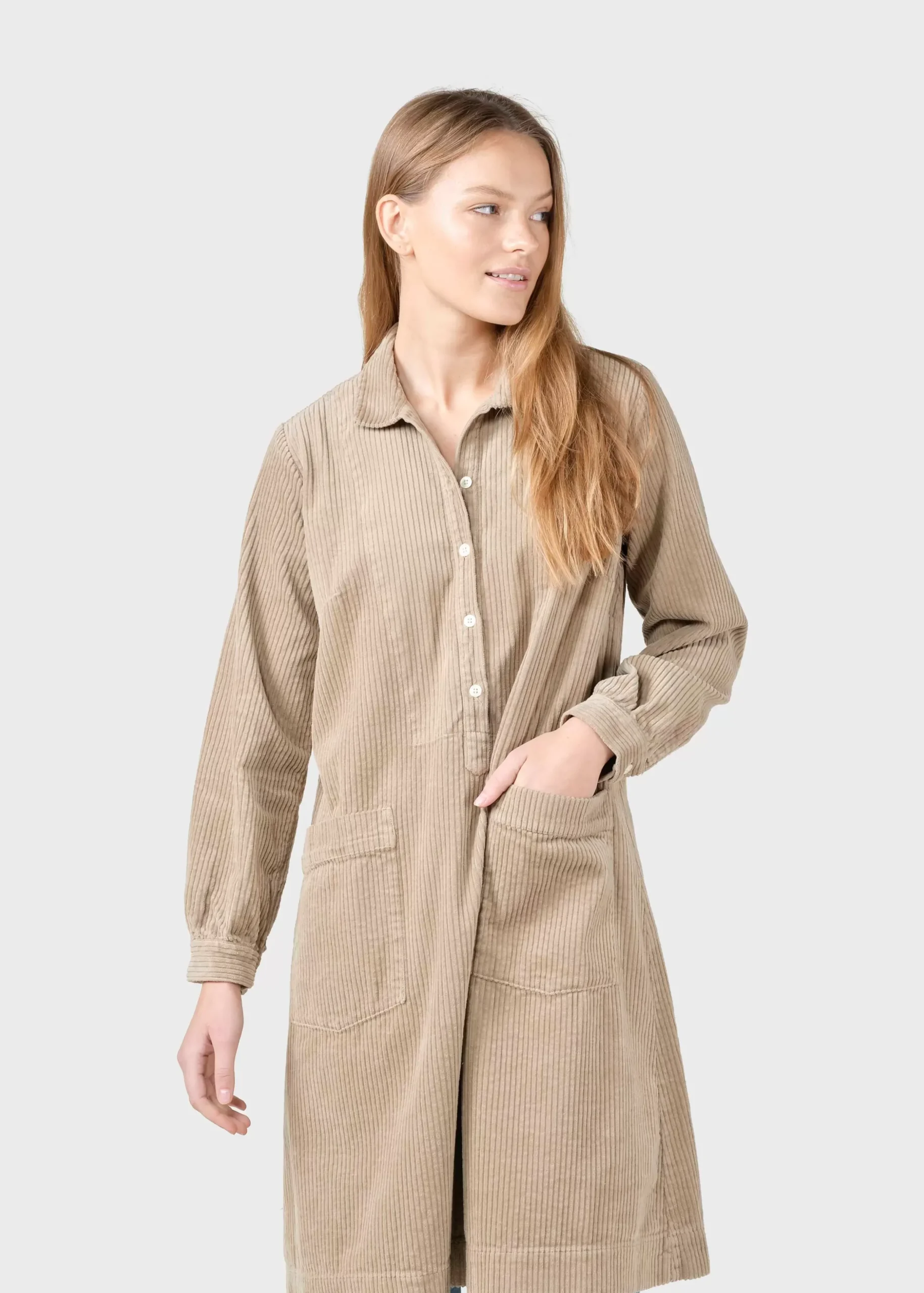 Klitmoller Collective Kleider-Gerdi dress - Sand