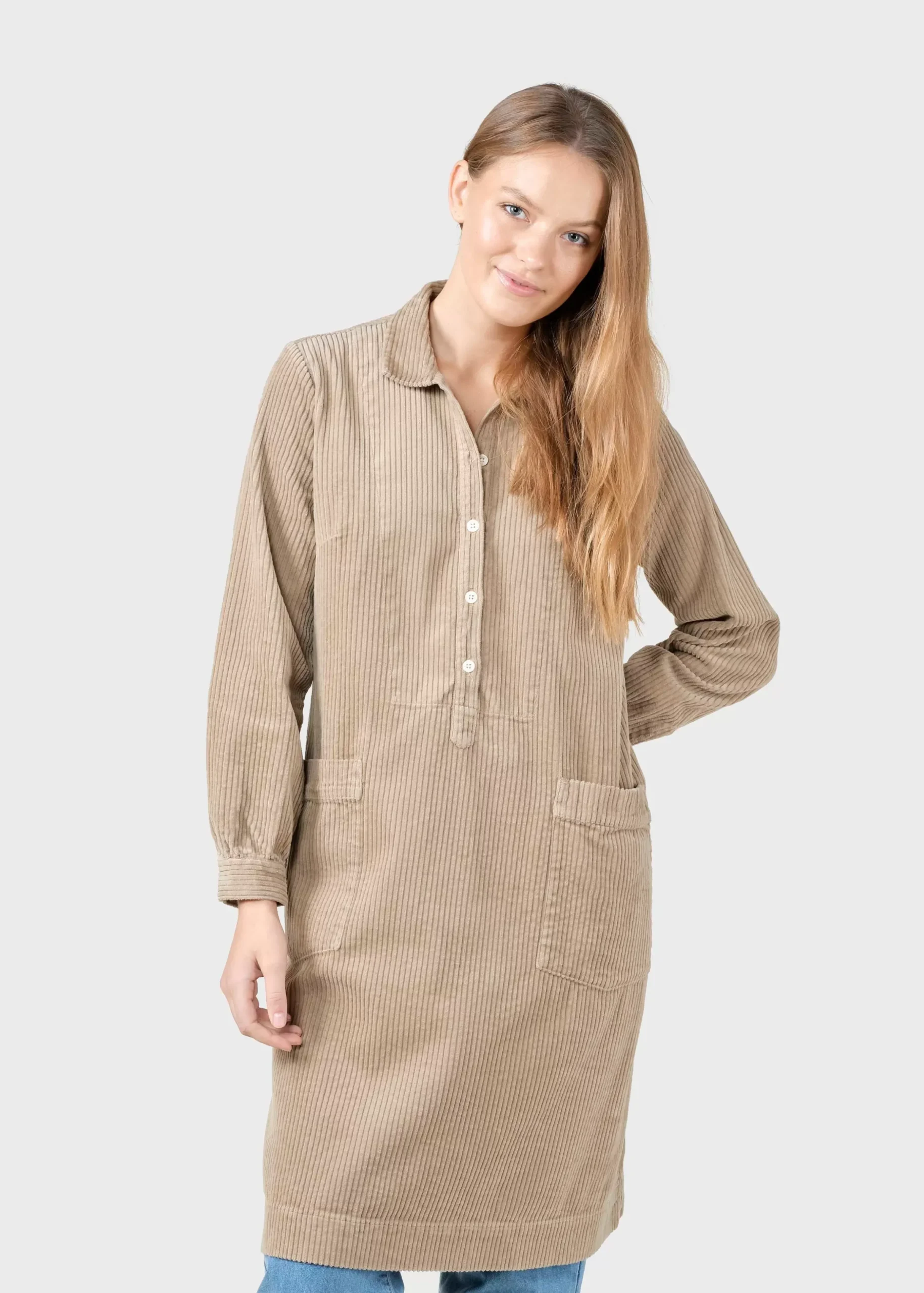 Klitmoller Collective Kleider-Gerdi dress - Sand